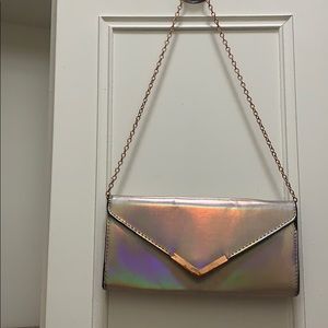 Iridescent Aldo Clutch